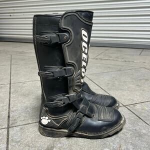 Ocelot SX2 Series Black Boots Motocross Dirt Bike Buckle Steel Toe Size 6